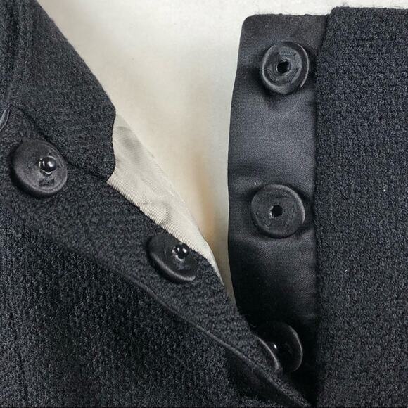 VANESSA BRUNO Athe Black Wool Midi Dress Size 38 Classic Shift US 4/6 - Picture 2 of 8
